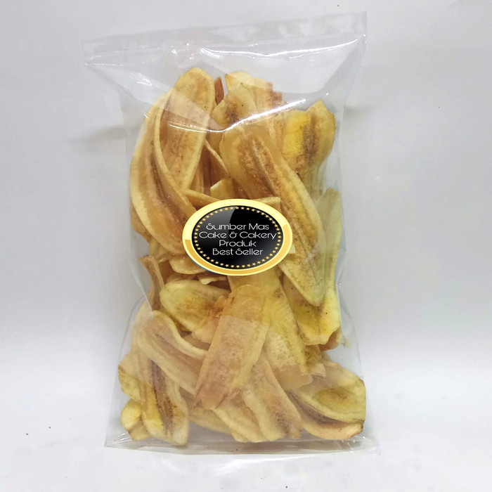 KERIPIK PISANG KEPOK 500gr / KERIPIK PISANG / GURIH / MANIS / KERIPIK PISANG RENYAH