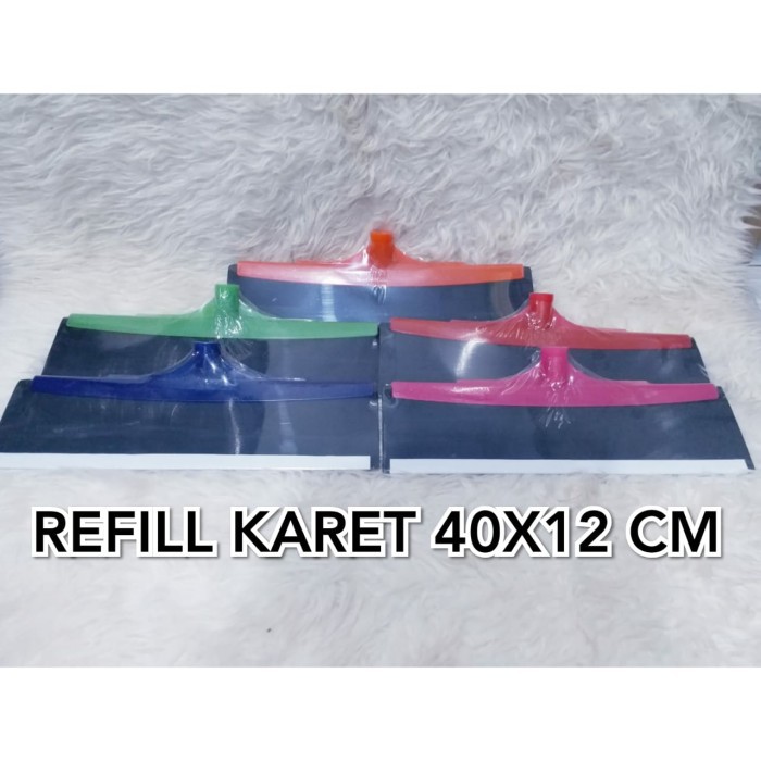 Refill Dorongan Air Karet Refill Wifer Tanpa Gagang