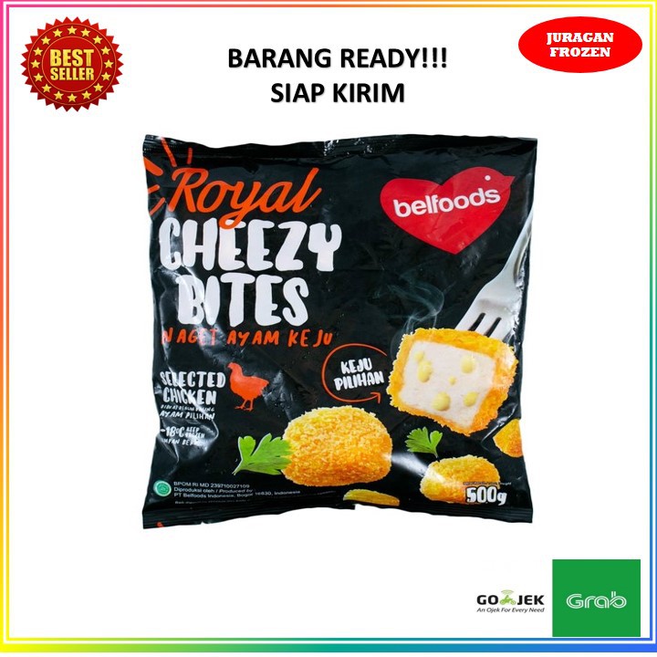 

BELFOODS CHEEZY BITES 500g / BELFOODS KEJU / NUGGET CHEESE / NUGGET KEJU / KEJU / MOZARELLA / FROZEN