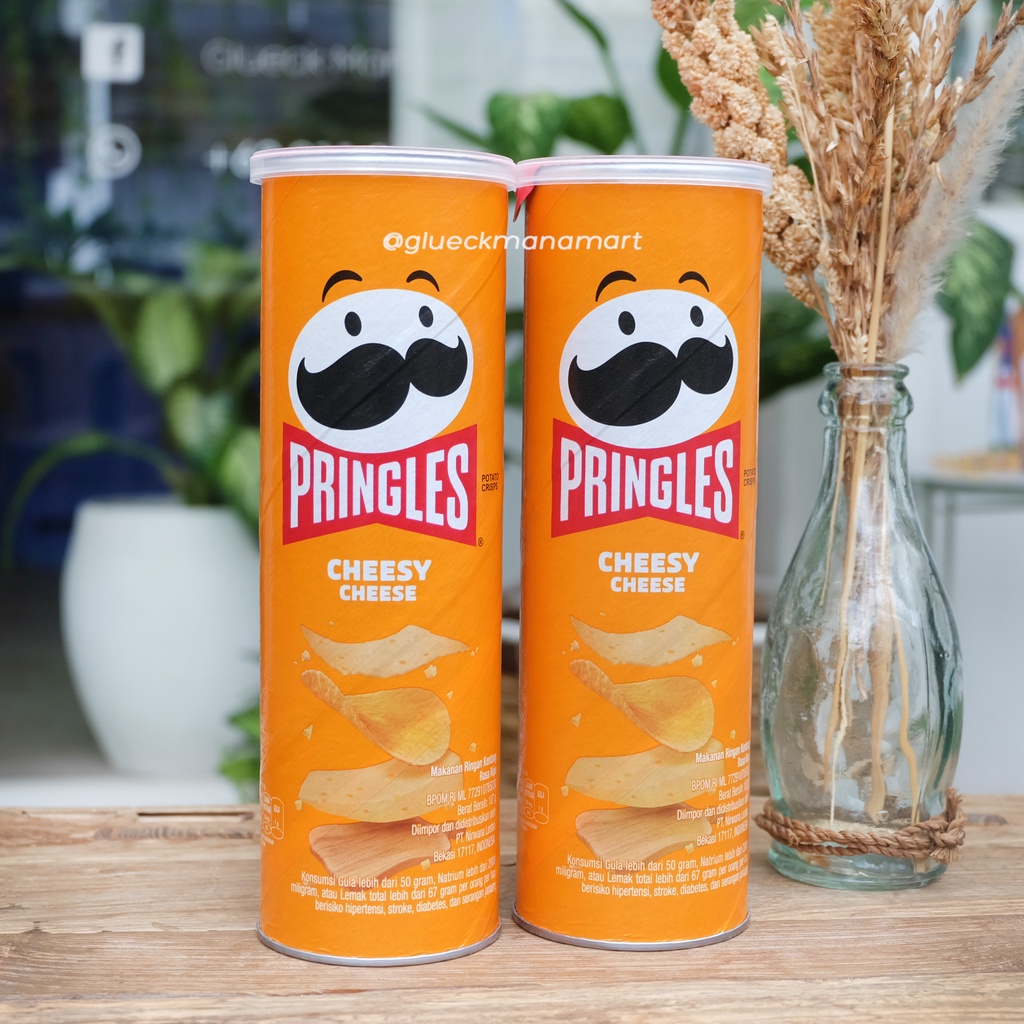 

Pringles Cheesy Cheese 102gr - Potato Chips - Chips Kentang