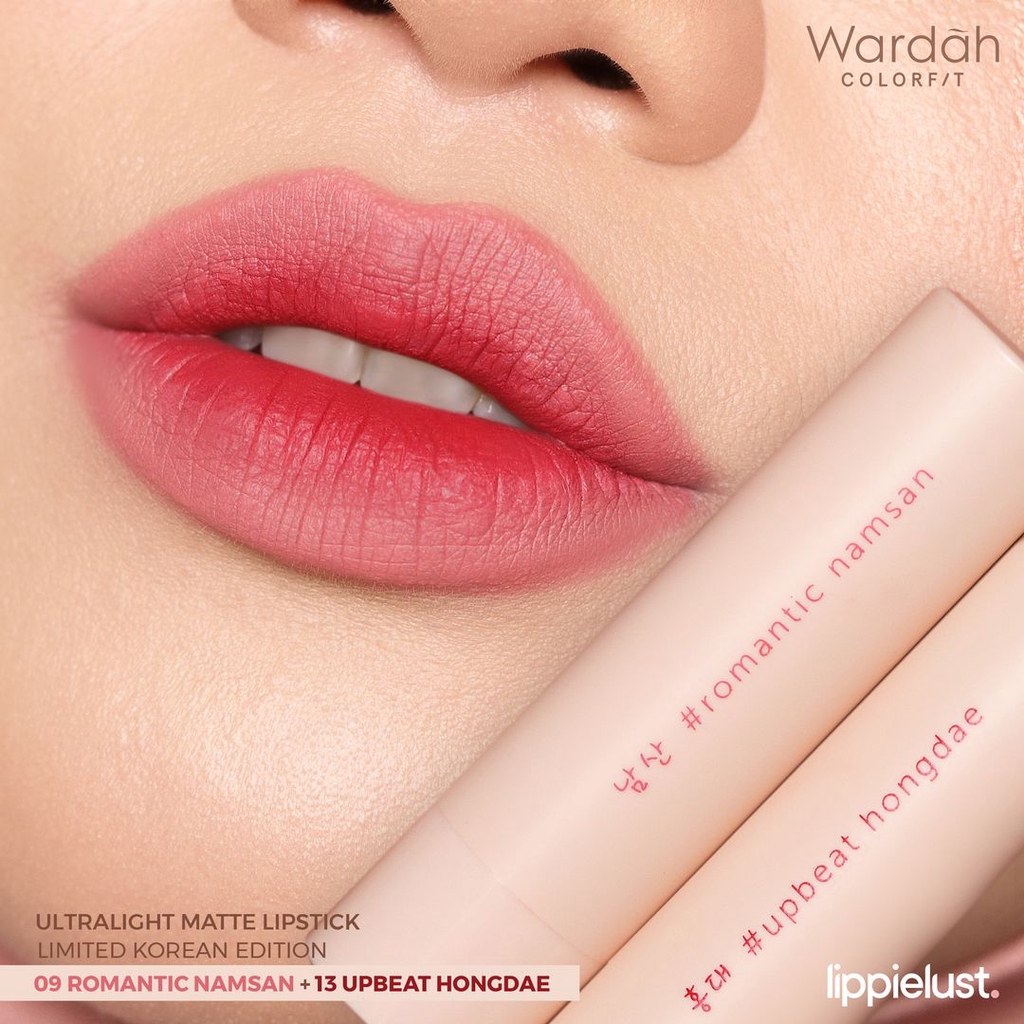 WARDAH KOREA EDITION COLORFIT Ultralight Matte Lipstick