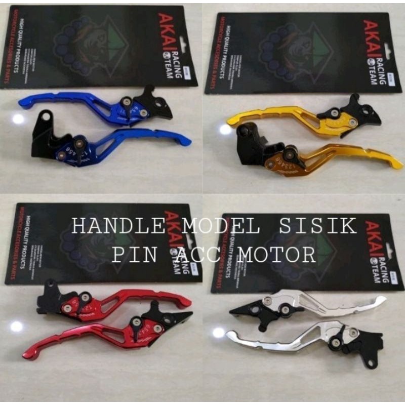 Handle Rem Stelan Jarum Model Sisik Cnc Mio - Vario 150 - Nmax -Vixion Dll