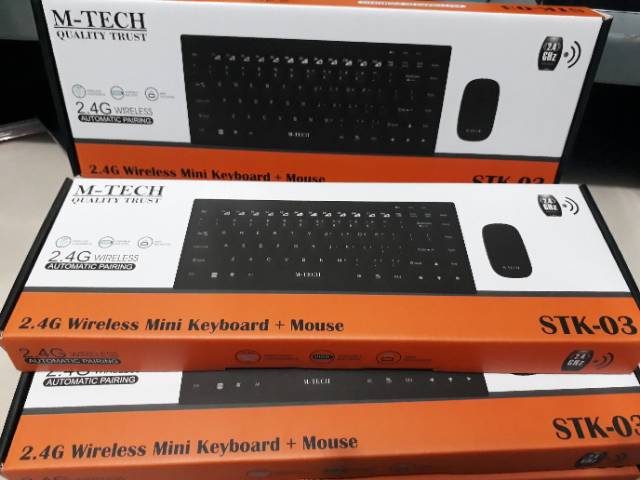Keyboard Wireless Mouse Wireless Mini M-Tech STK-03 M-Tech STK03