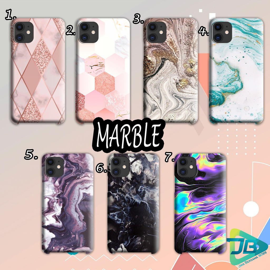 Hardcase MARBLE iphone 6 6g 6g+ 7g 7g+ 8 8+ x xs max se 2020 11 12 mini pro max JB3110