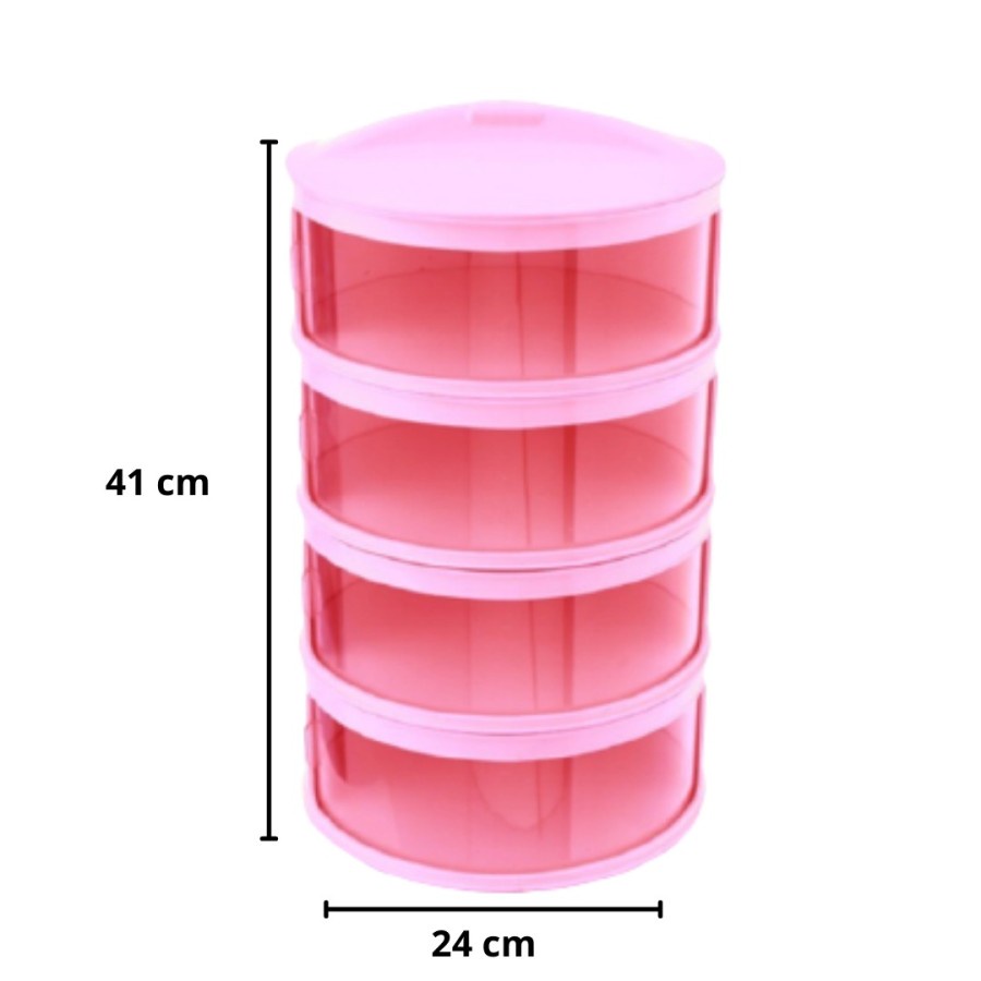 tutup saji makanan 4 susun jumbo promo murah gratis ongkir / tempat penyimpanan makanan hangat anti 