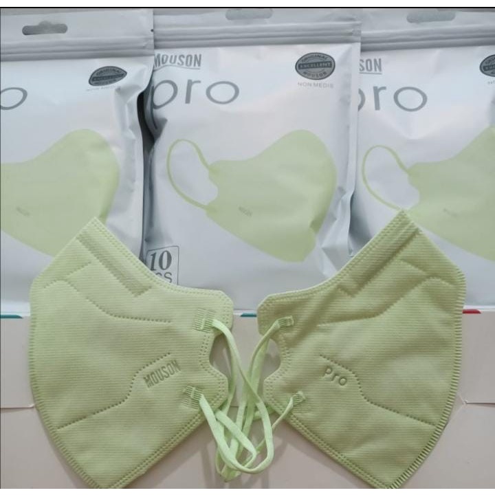 Masker KN95 Mouson Pro Isi 10pcs Masker KN 95 Mouson Pro Disposable