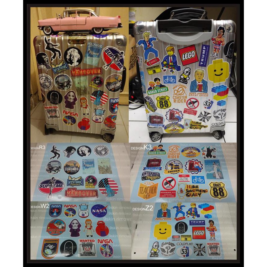 

rimowa sticker cabin set 4lembar R3 W2 K3 Z2
