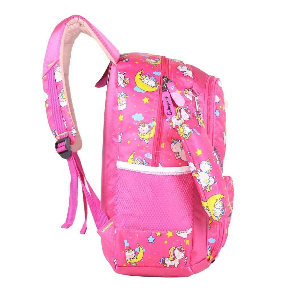 Ransel Anak Perempuan Tas Gendong Perempuan Tas Pink Unicorn Strip Tas Unicorn Anak Tas Sd Sekolah Anak