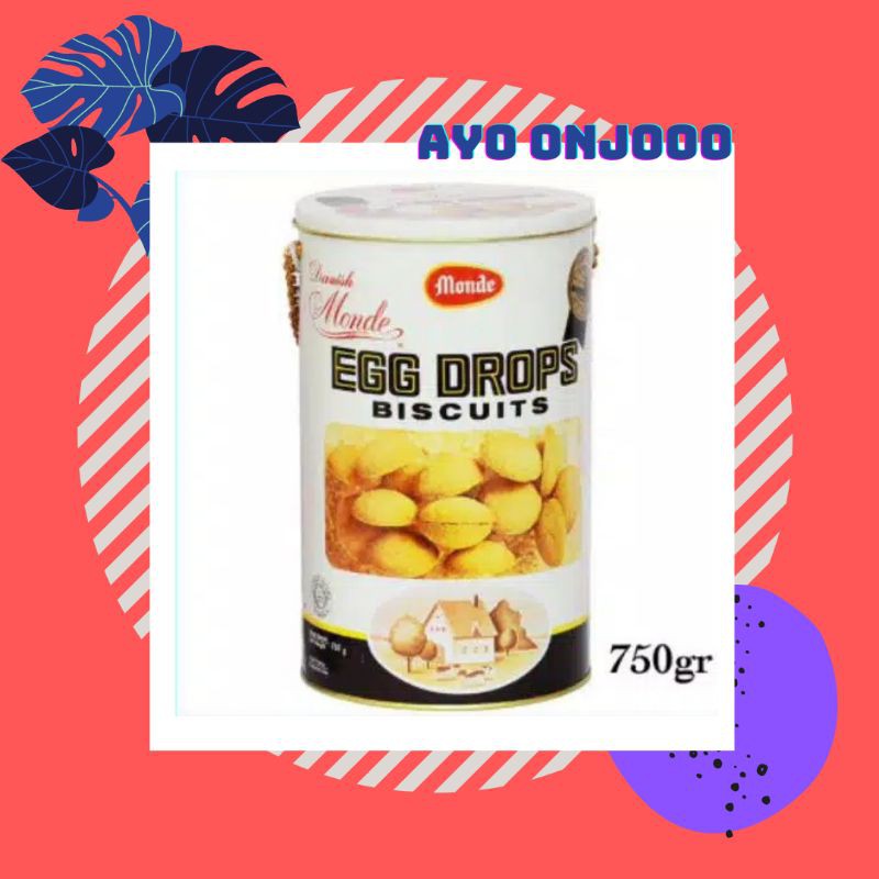 MONDE EGG DROP 750gr KALENG