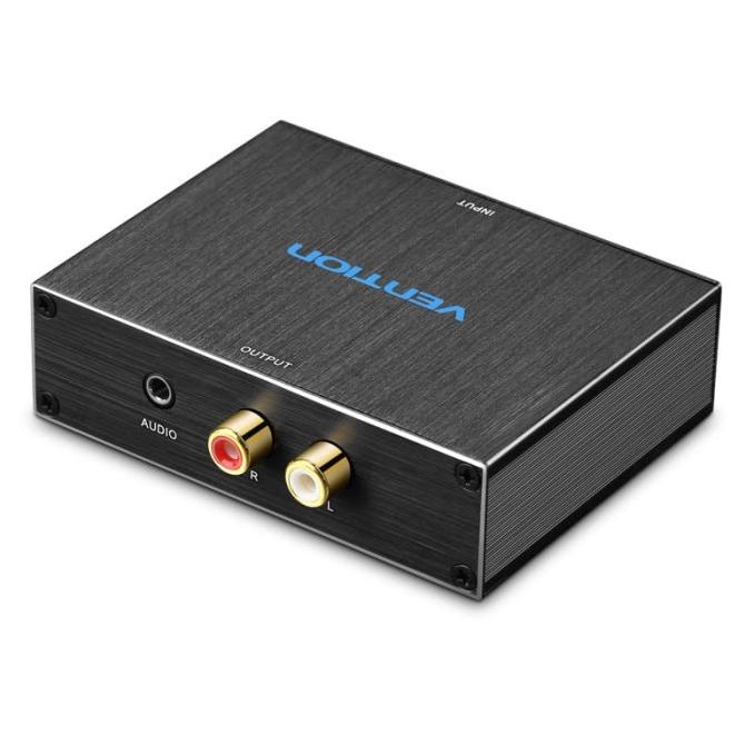Vention Bde Coaxial Digital Audio Optical Spdif To Aux Audio 3.5Mm Rca Termurah
