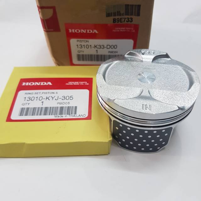 Piston atau saher cbr 300 untuk cbr 250 R diameter 76 pin 17 original honda