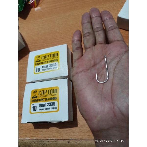 Captain hook 2335 kail tajur kawat banjur ikan gabus haruan No 10