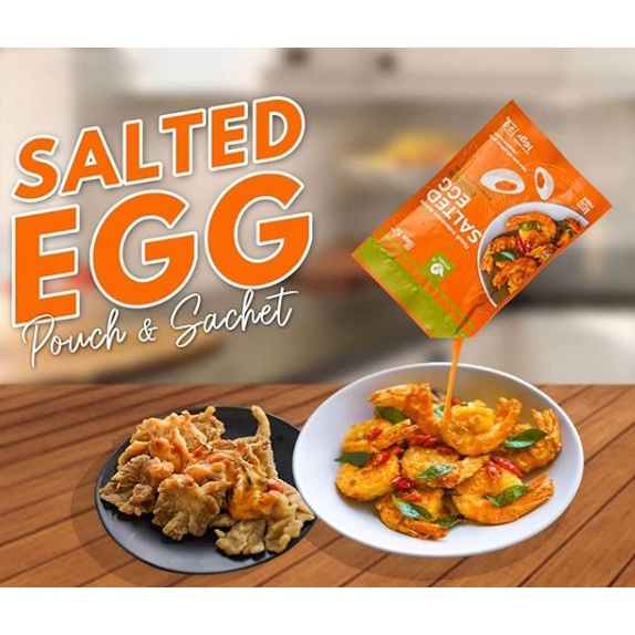 [HALAL] Emaku Bumbu Telur Asin Salted Egg Powder Sachet 16Gr - Bumbu Bubuk Saus Telur Asin Saset