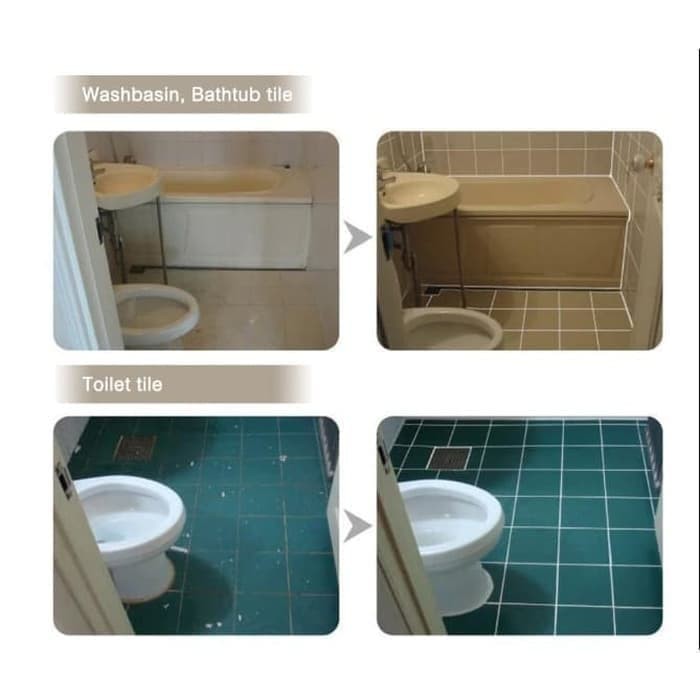 TILE REFORM 150 ml 280 ml MAGIC NAT ANTI JAMUR CAIRAN pengerat KERAMIK TOILET WC dinding tile reform jumbo