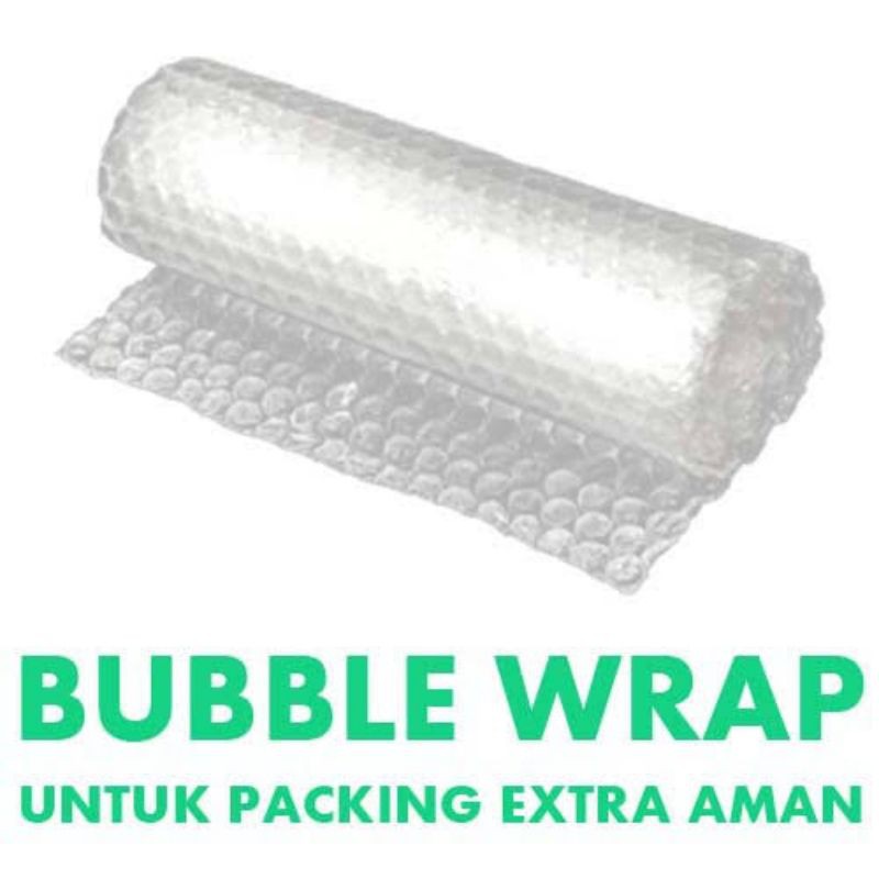 

Ekstra Bubble Wrap Untuk Packing lebih aman