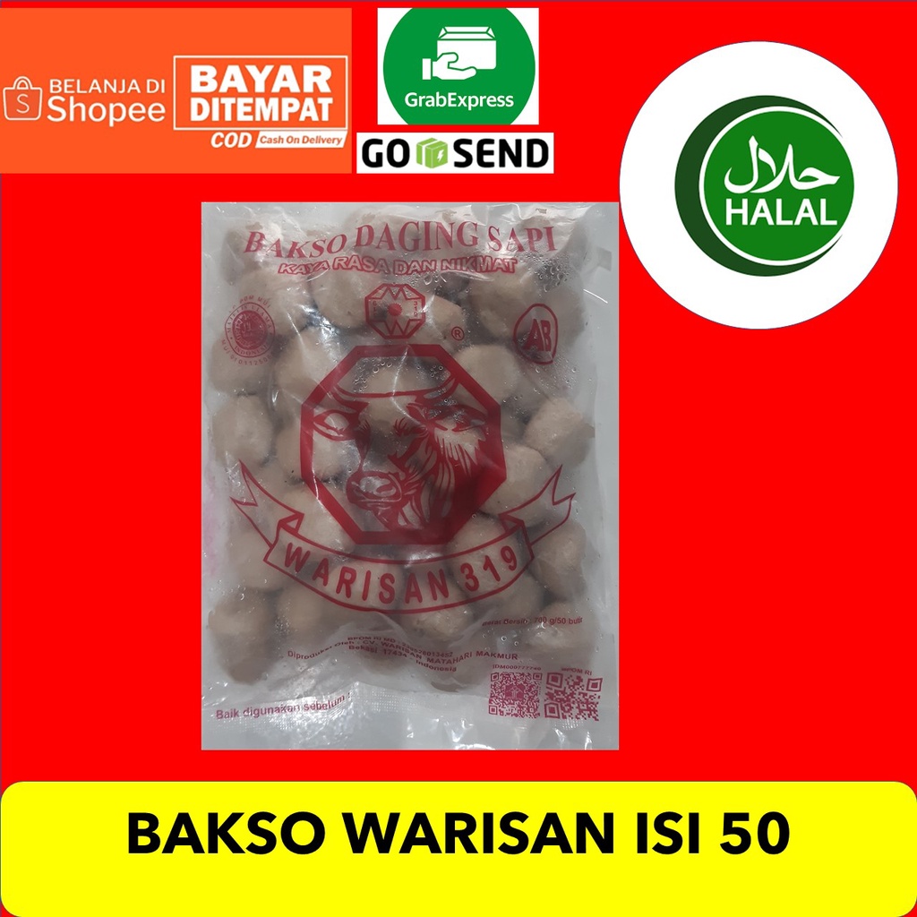 Jual Bakso Warisan Isi 50 Pcs Shopee Indonesia