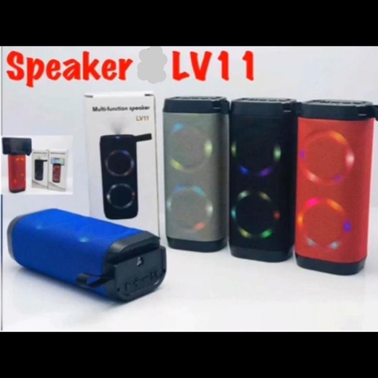 SPEAKER BLUETOOTH LV-11 + SENTER LED WIRELESS PORTABLE LAMPU SPEAKER LV11 PORTABLE SPEAKER MUSIC BOX BLUETOOTH