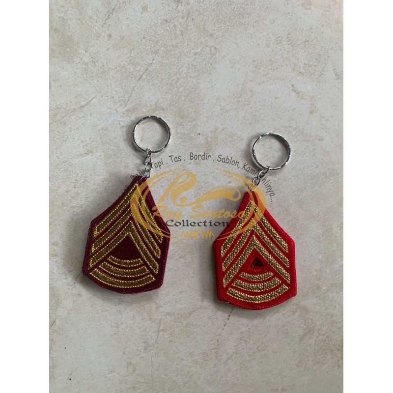 Gantungan Kunci Sevron AKPOL, AKMIL, Angkatan Udara, Angkatan Laut