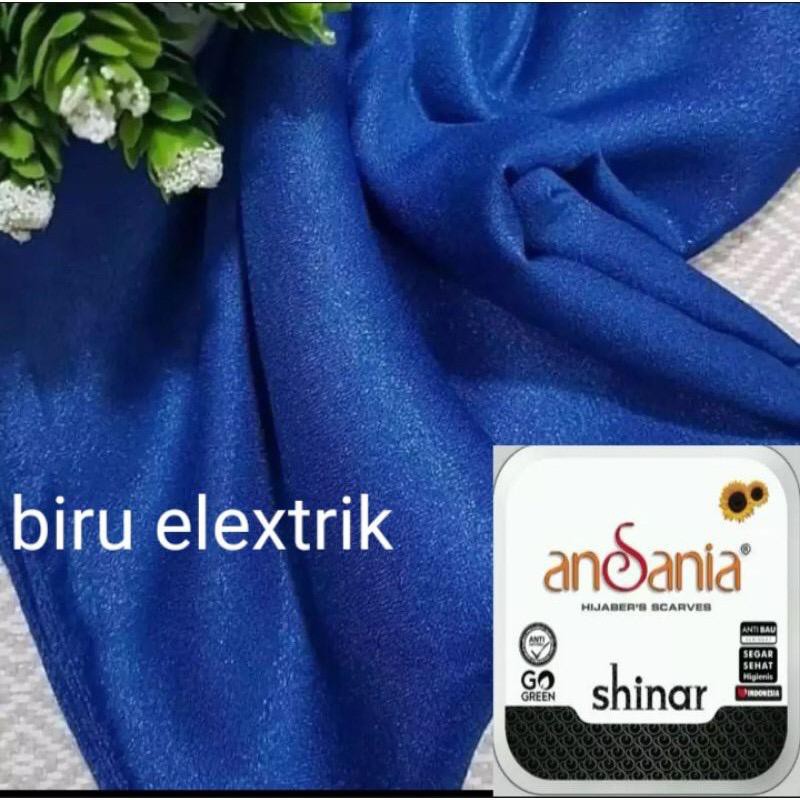 Jilbab Segi Empat Shinar Glamour  110 x 110 CM