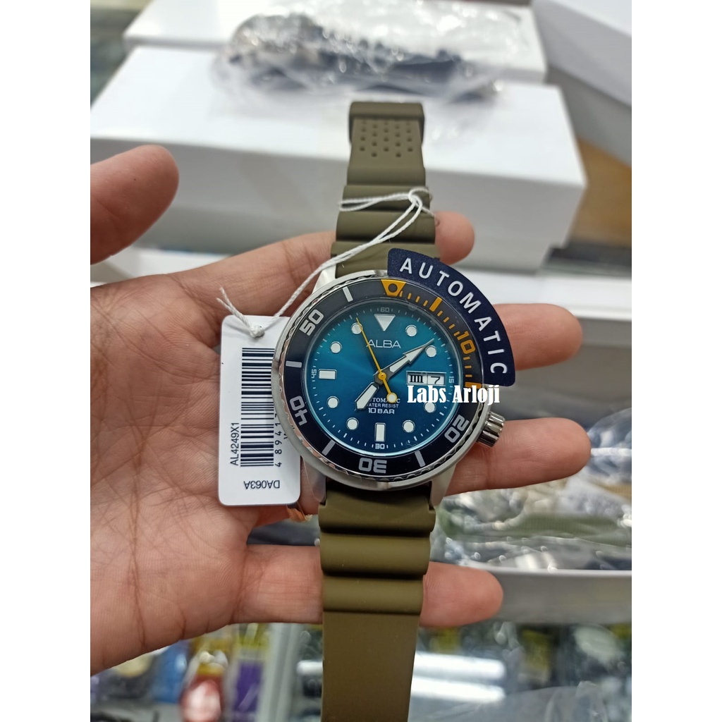Jam Tangan Alba Men Automatic AL4249 AL4249X1 Original