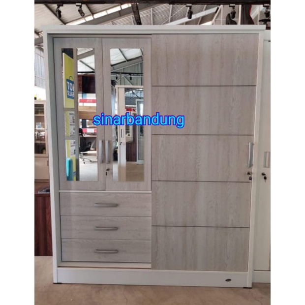 LEMARI SLIDING JUMBO / LEMARI PAKAIAN SLIDING JUMBO