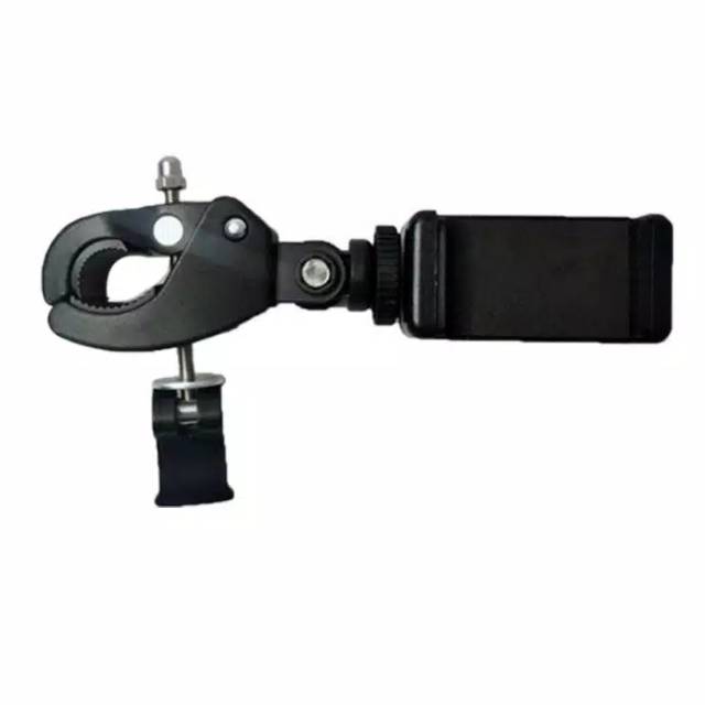 Termurah MEDAN Jepitan HP Clamp Bike Mount + Phone Holder  Action Cam Stang Pipa Multifungsi Handphone
