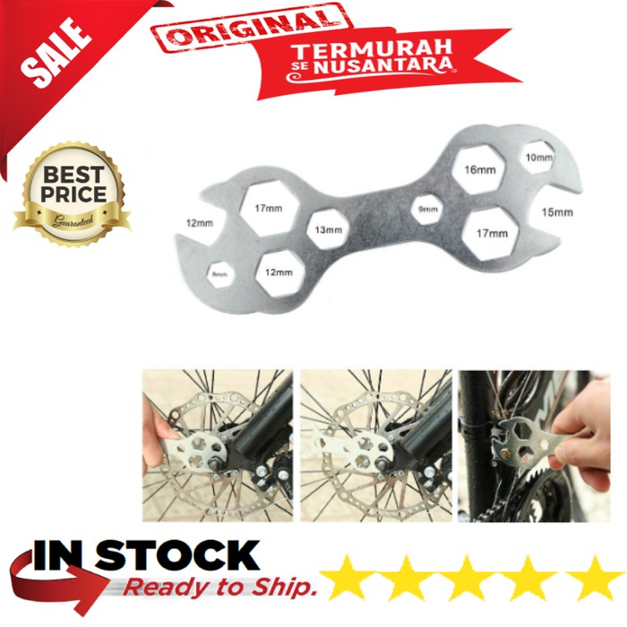 Promo Kunci pas 10 in 1 sepeda - Kunci Sepeda Serbaguna Diskon