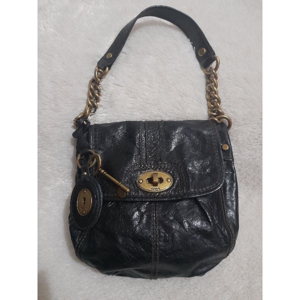 tas fossil heritage shoulder black preloved