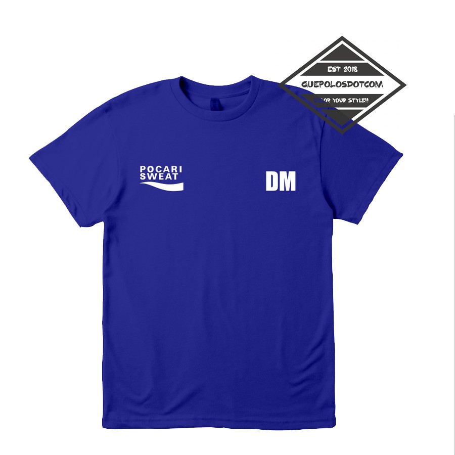 Kaos Baju Sport POCARI SWEAT RUN VJ DANIEL BISA PAKE INITIAL