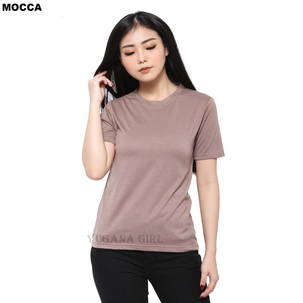 BL 5 O PDK Baju  Kaos  Oneck T Shirt Polos  Murah Wanita  