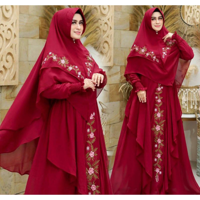 Humaira99 gamis syari jumbo Mc Angel