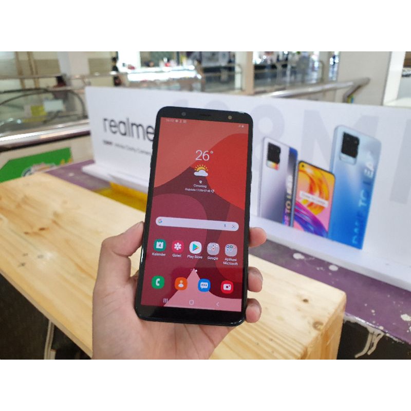 SAMSUNG J8 BLACK 3/32GB DUALSIM RESMI SEIN NO MINUS