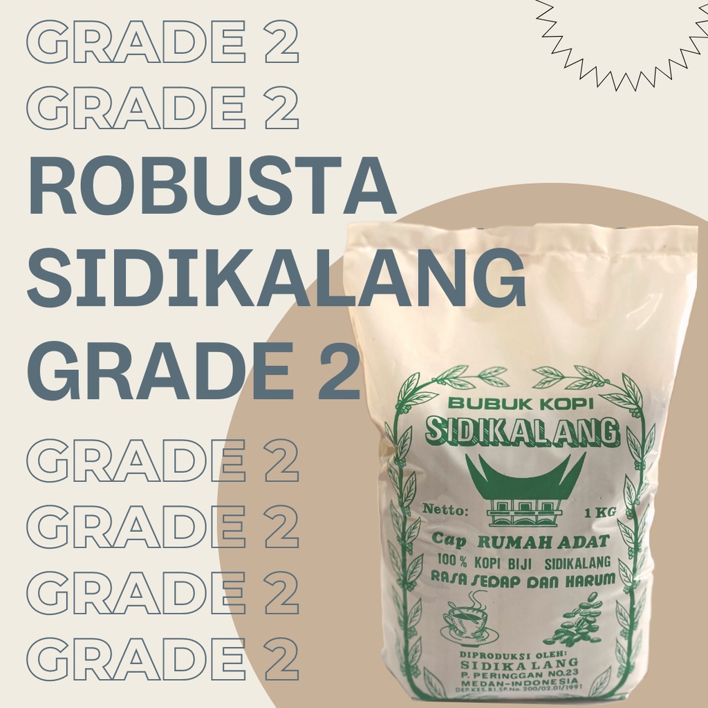 

Kopi Robusta Grade 2 Cap Rumah Adat 500 Gram