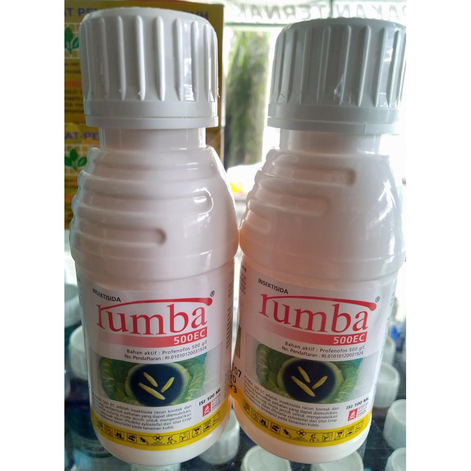 Rumba 500EC 100ml Profenofos 500 g/l Pembasmi Hama Pada Tanaman Agrochemica Curacron