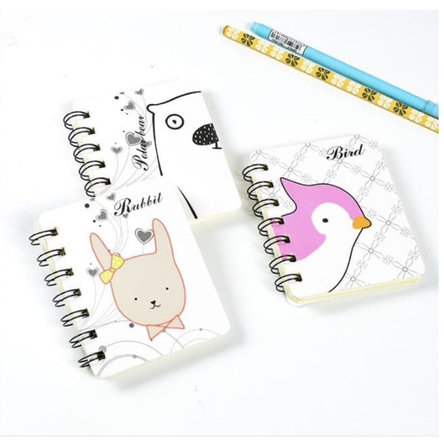 【GOGOMART】Buku Catatan / Memo Kecil / Notebook Mini Motif Lucu - NB01