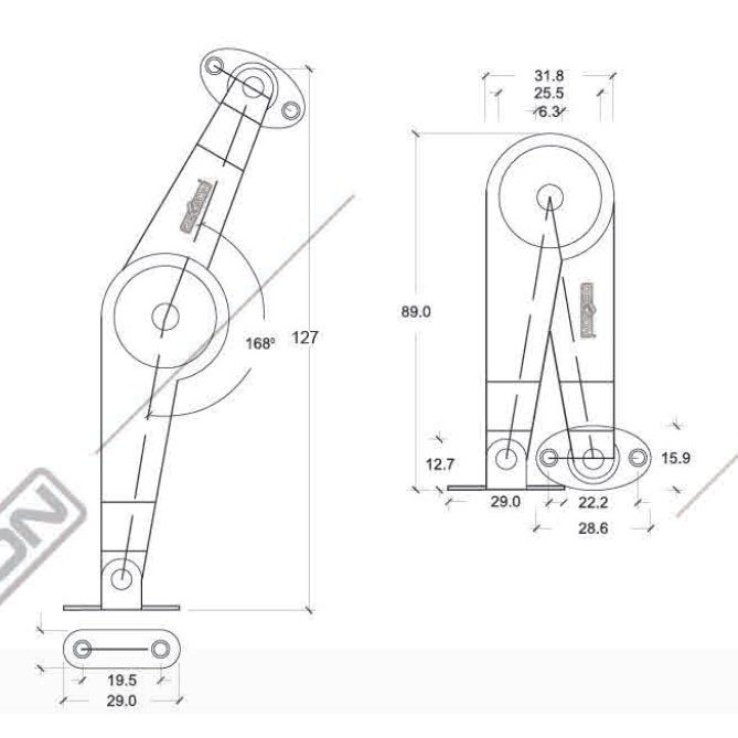 HINGE DEKKSON SUS 304 ES SL 5" SSS Engsel Salon 5 Inch Stainless
