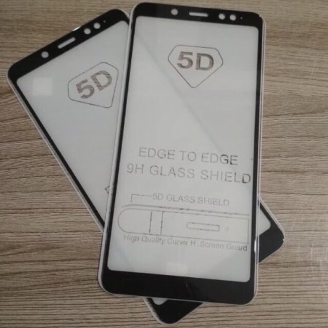 TEMPERED GLASS FULL 5D 9D 10D XIAOMI REDMI 5/5 PLUS TG