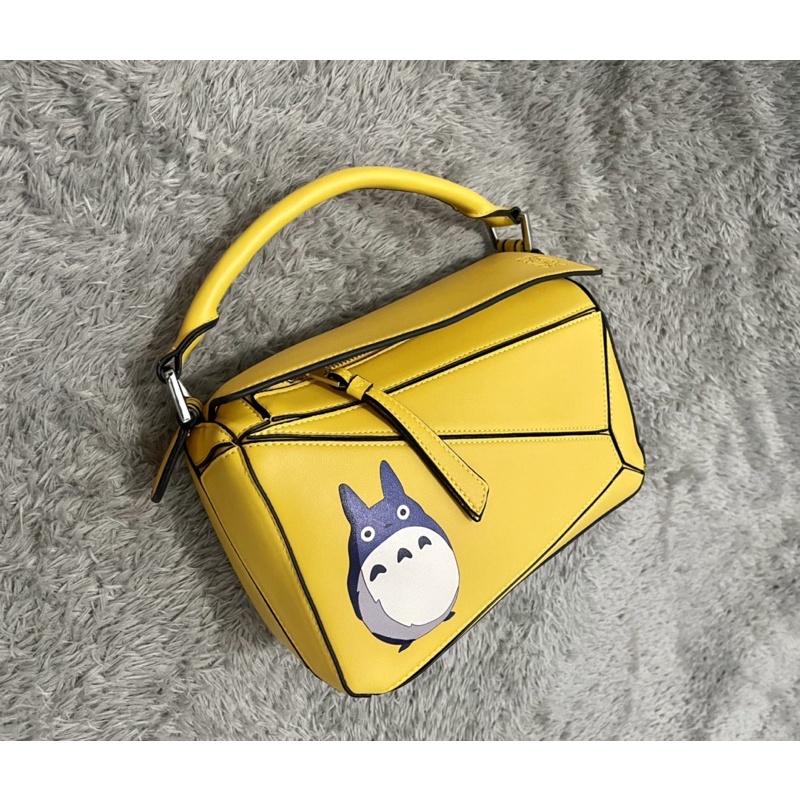 PreLoved-Loewe Puzzle Totoro bag 25cm PREMIUM Quality