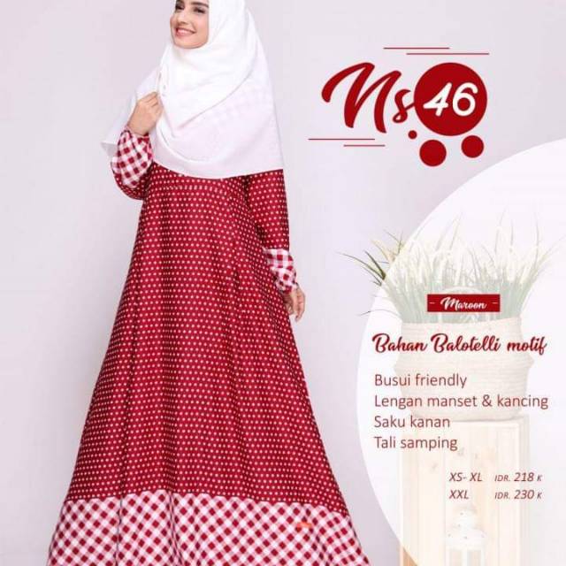 GAMIS NIBRAS  SYAR'I NS 46