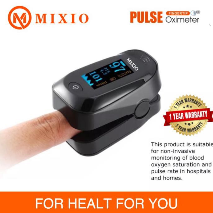 MIXIO H1 Fingertip Pulse Oximeter Alat Ukur Kadar Oksigen SpO2 .
