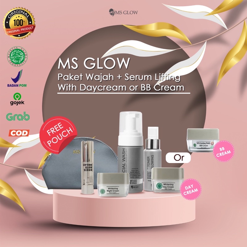 Ms Glow Paket Wajah Dengan Serum Lifting