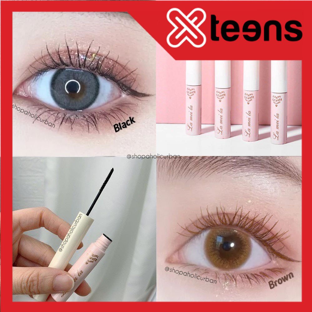 ( BISA COD ) TERMURAH Lameila Maskara 2 Warna ORIGINAL 3D Silk Fiber Mascara Volume Curling/Maskara Water waterproof/Maskara Murah