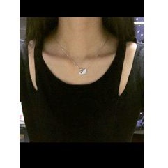 swarovski swan necklace