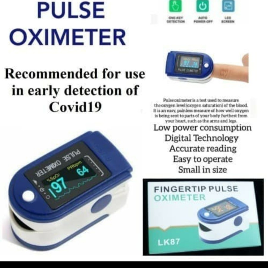 Fingertip Pulse Oximeter Oximetry Sp02 LK 87