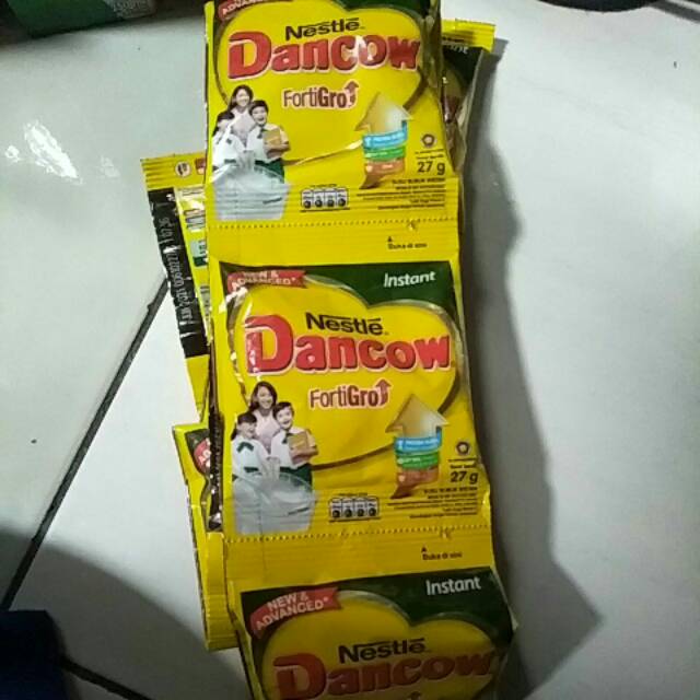 Susu Nestle dancow coklat putih 27 gram 5 pcs