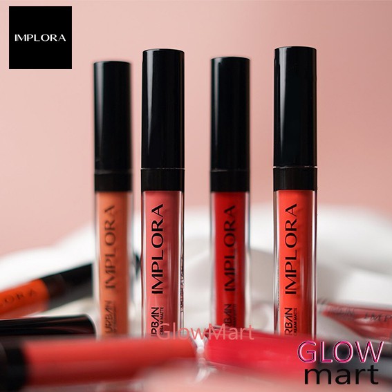 GlowMart ❤ IMPLORA Lip Cream Matte Urban no 1 - 20  | Lipcream Lipstik Baru