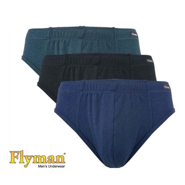 Flyman Pakaian Celana Dalam Pria Big Size Premium 3 PCS FM 3344