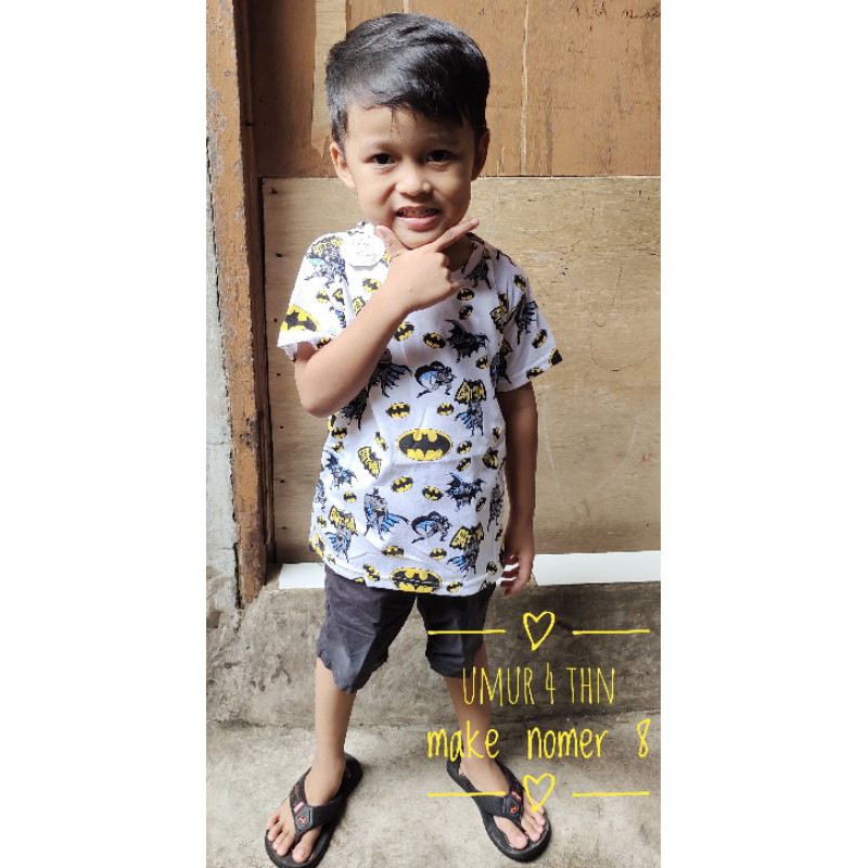 ATASAN ANAK COWOK MOTIF LUCU BAHAN CATOON