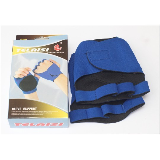 deker sarung tangan pergelangan lengan pelindung lengan futsal sepakbola Gym fitness palm gloves