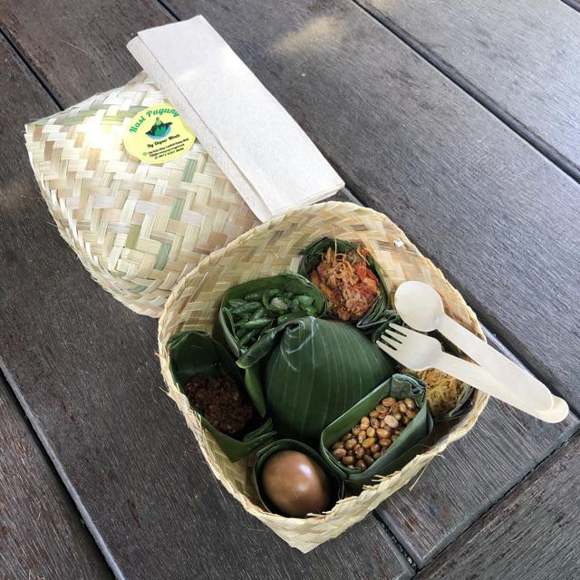 Garudabali Unbleached Tissue Napkin Paper Towel Tisu Coklat Sendok Garpu Pisau Kayu Ramah Lingkungan